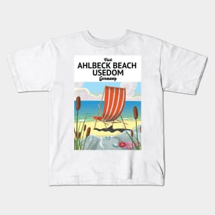 Ahlbeck Beach, Usedom Germany Kids T-Shirt